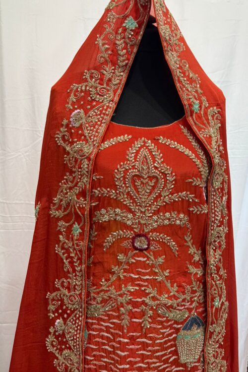 Red Bridal Suit