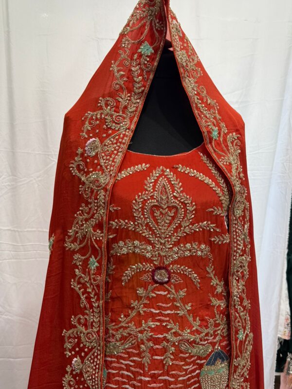Red Bridal Suit - Image 4
